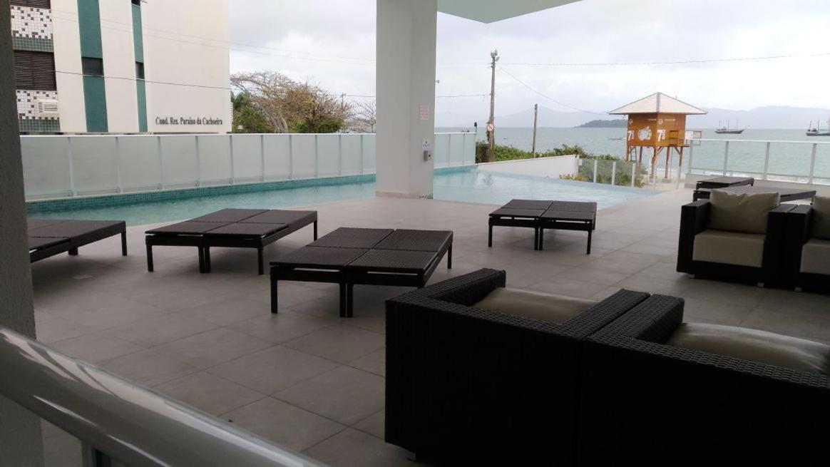 Maravilhoso Apartamento Beira-Mar Praia Da Cachoeira Florianópolis מראה חיצוני תמונה